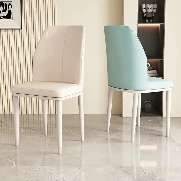Ensemble de 2 chaises de salle à manger esthétiques élégantes