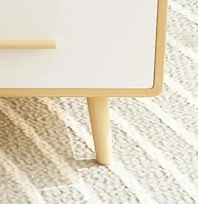 4 pièces M6/M8/M10 vis pieds de meubles en chêne styles européens conique en bois de caoutchouc pied de canapé