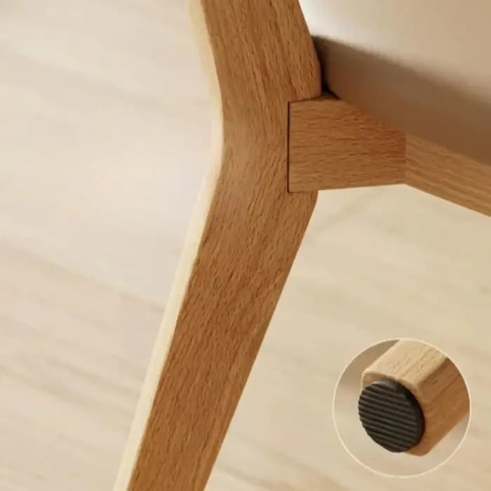 Chaises de salle à manger contemporaines en similicuir