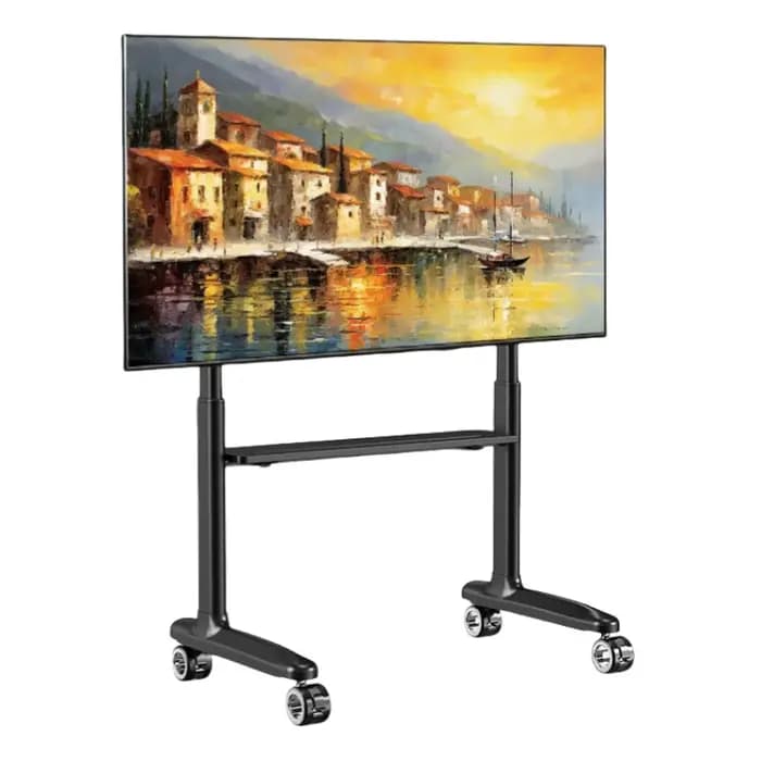 Support TV mobile réglable XYTC-02 de 86 pouces avec roulettes, meuble de salon, chariot TV populair