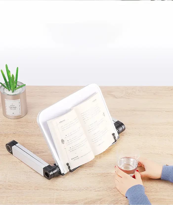 Support de livre de lecture pliable