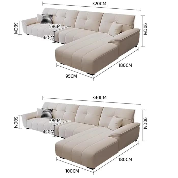 Canapés modernes et élégants Chaise Longue canapé De sol italien De luxe salon grands Sillas Para Sala De Estar meubles De maison