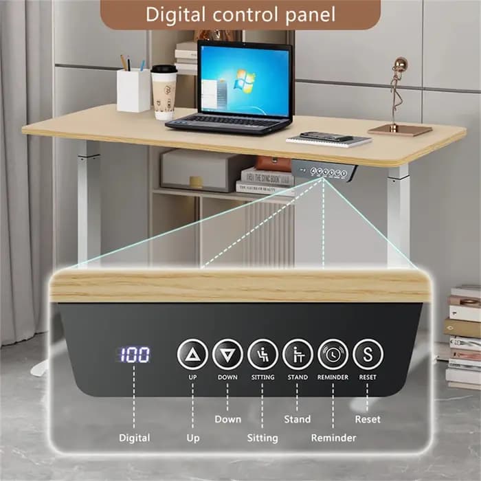 Bureau debout électrique intelligent pour ordinateur portable, bureau à hauteur réglable, table élév