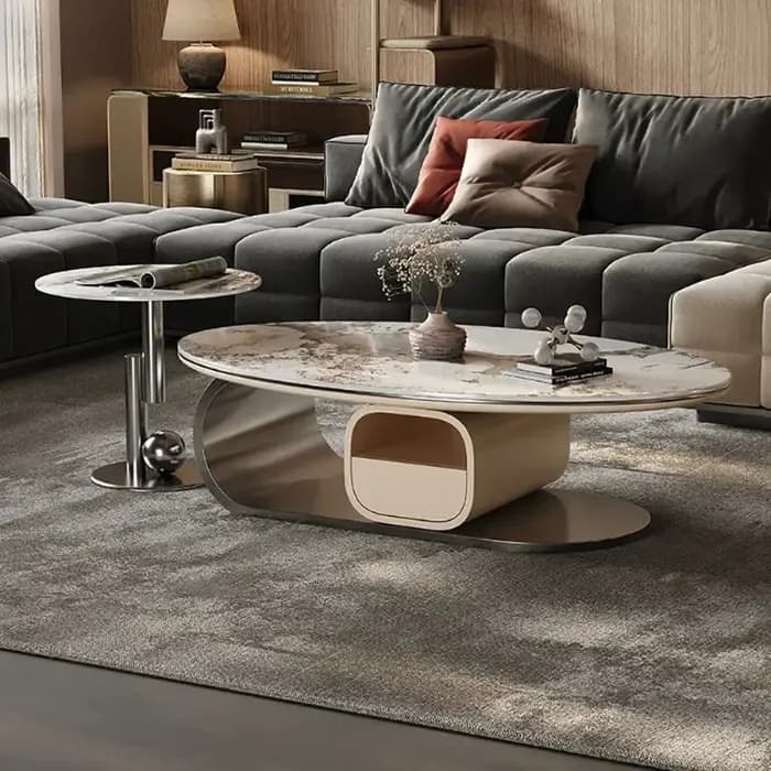 Table basse design tendance avec rangement