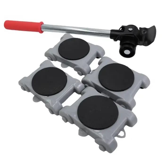 RapDuty-Ensemble d'outils de déplacement de meubles, barre de rouleau de roue, élévateur de meubles,