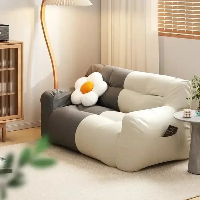 Double Lazyboy pouf canapé