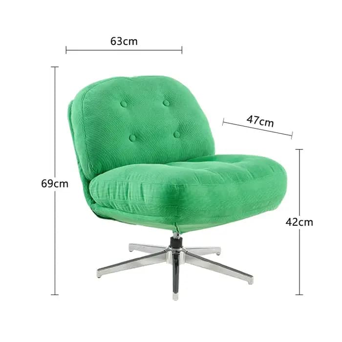 Fauteuil de salon rouge Bauhaus, pivotant et relevable, pour salon, chaises de loisirs modernes, fauteuil compact pour petits espaces