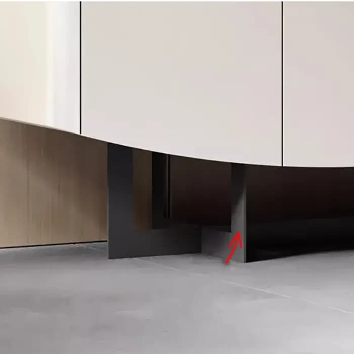 Armoire de rangement, design nordique moderne