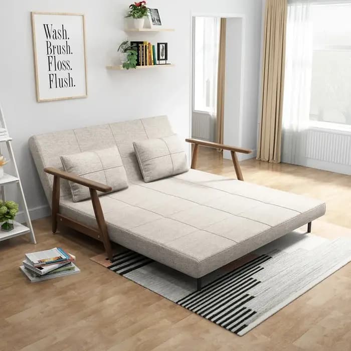 Canapé-lit pliable pour chambre à coucher, petit appartement