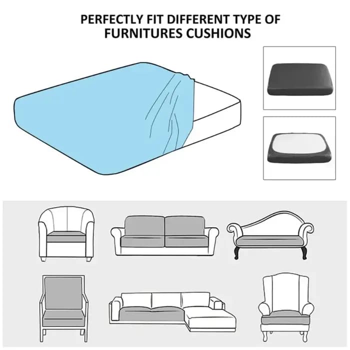 Housse de coussin de siège de canapé en polaire