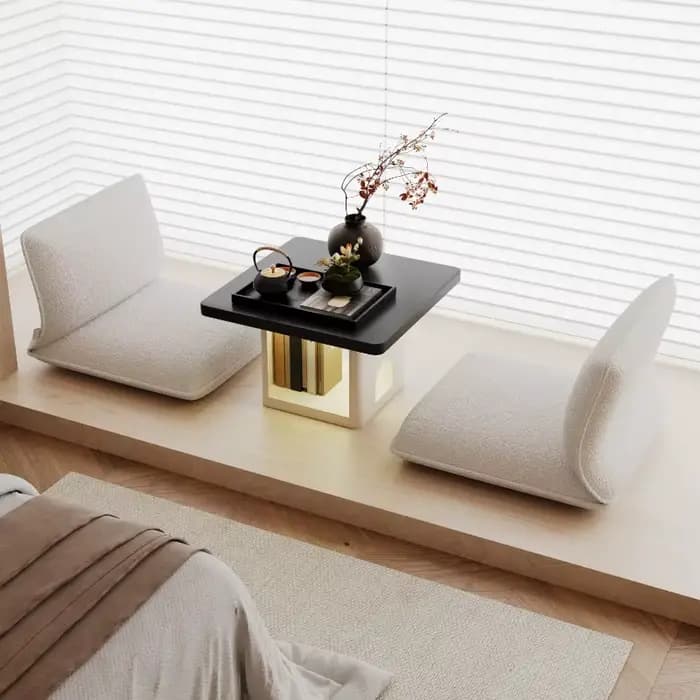 Bureau de baie vitrée japonais