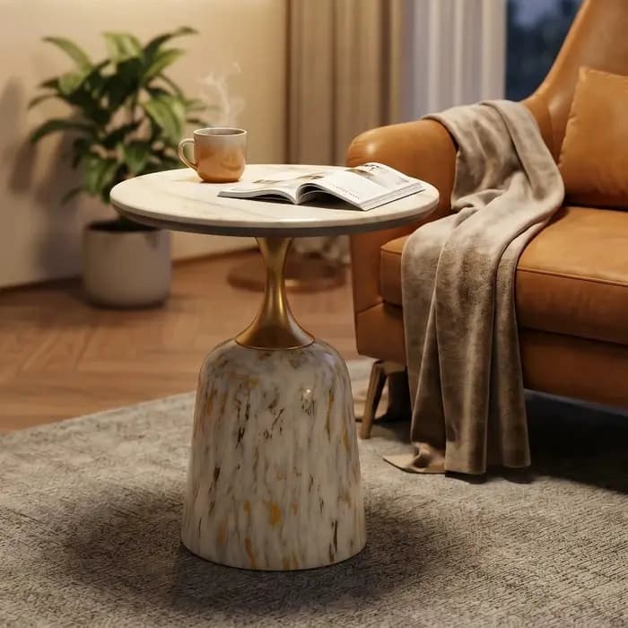 Table d'appoint ronde design