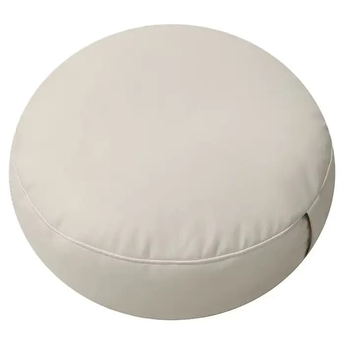 Pouf Ottoman en Faux daim, repose-pieds décoratif doux avec housse amovible, mobilier de salon, cham