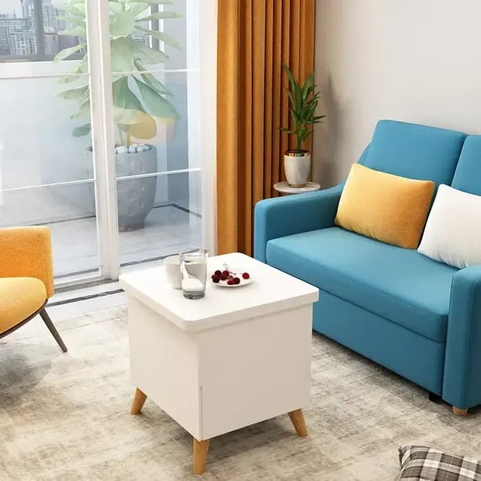 Table basse moderne italienne délicatesse européenne Premium Table basse exquise rangement Glamour M