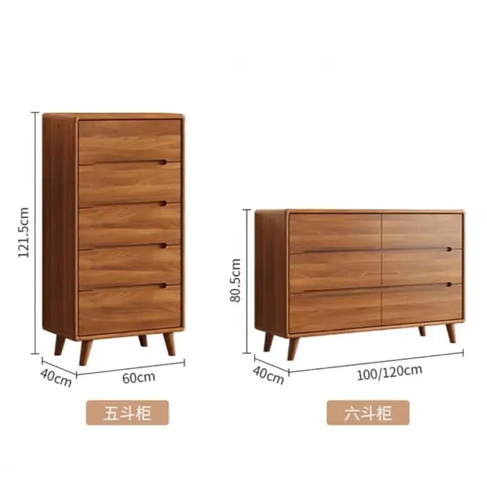 Armoires de rangement en bois pour salon