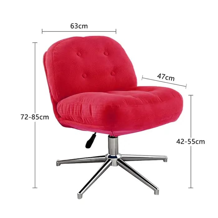 Fauteuil de salon rouge Bauhaus, pivotant et relevable, pour salon, chaises de loisirs modernes, fauteuil compact pour petits espaces
