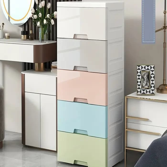 Armoire de rangement en plastique épaissi style tiroir pour vêtements de bébé nourrisson et enfant g