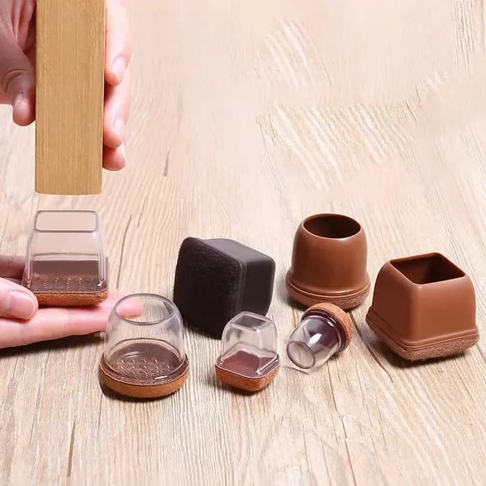 Couvre-pieds de chaise de Table, coussinets de meubles en caoutchouc épais, protecteurs de sol pour