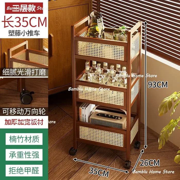 Bureau multi-fonctionnel casier de rangement rétro déplacer balcon maison