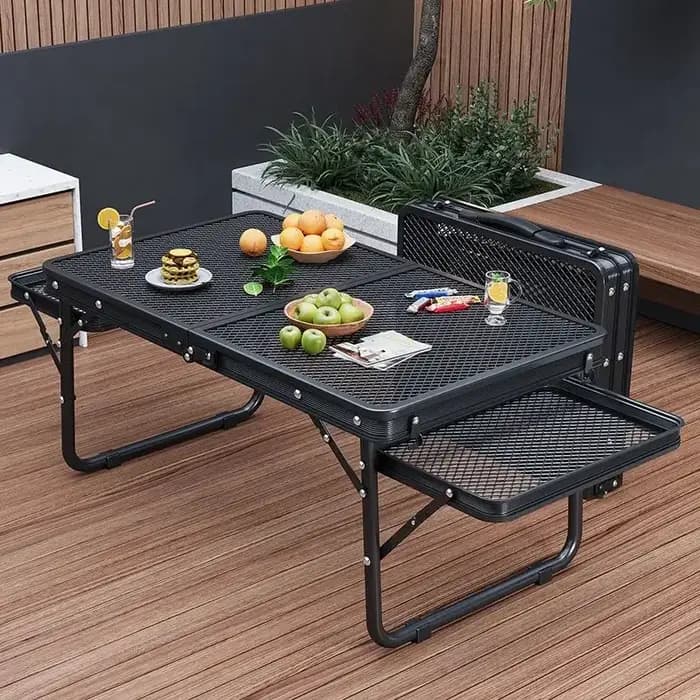 Table basse pliante de levage en alliage d'aluminium