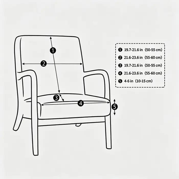 Housses de chaise individuelles en tissu jacquard élastiques tout compris