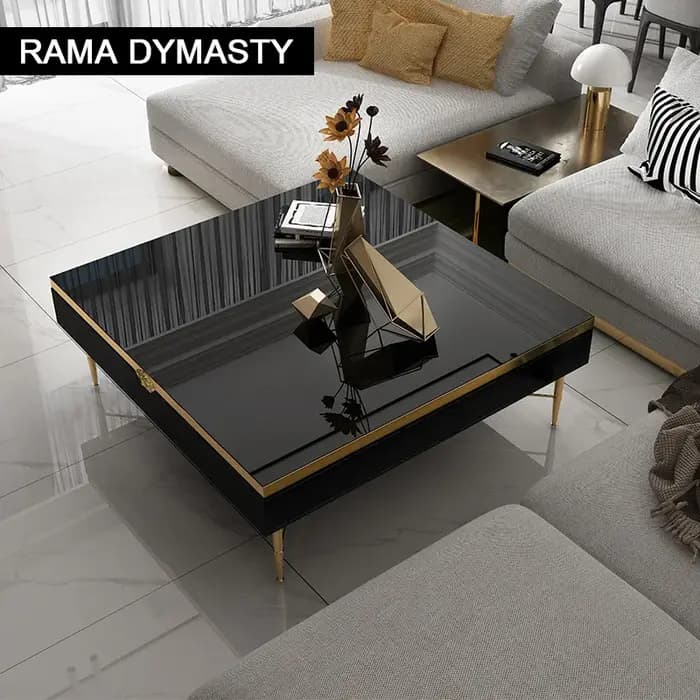 Table basse marocaine en acier inoxydable