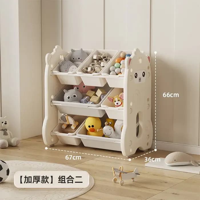 Étagère de rangement multicouche pour jouets pour enfants, étagère de championnat pour bébé, étagère