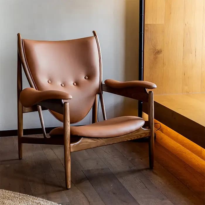 Chaises de salon en bois