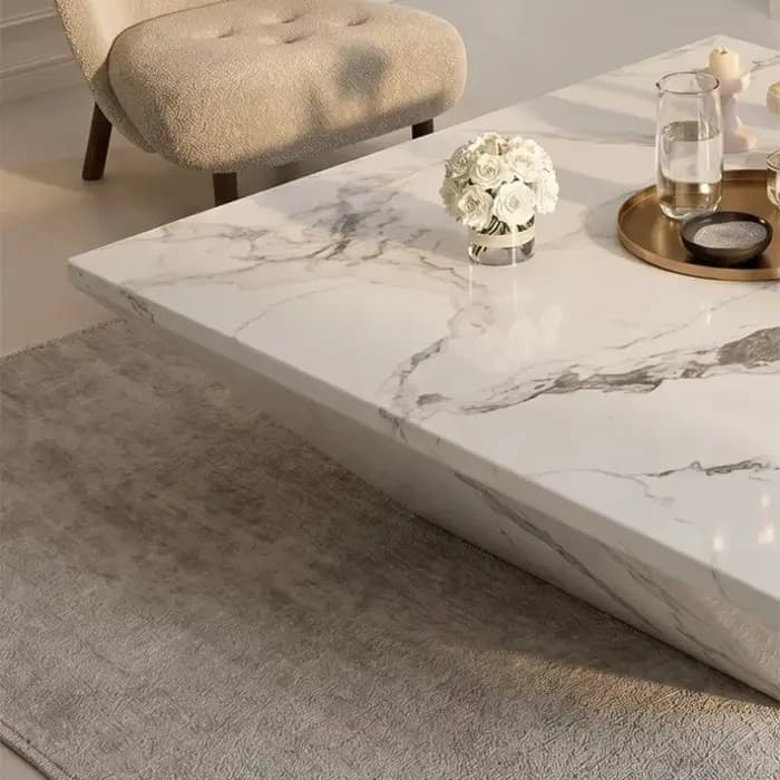 Table basse en marbre pour salon
