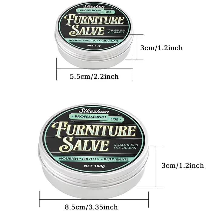 Crème revitalisante pour canapé en cuir naturel – Salve de meubles pour canapés