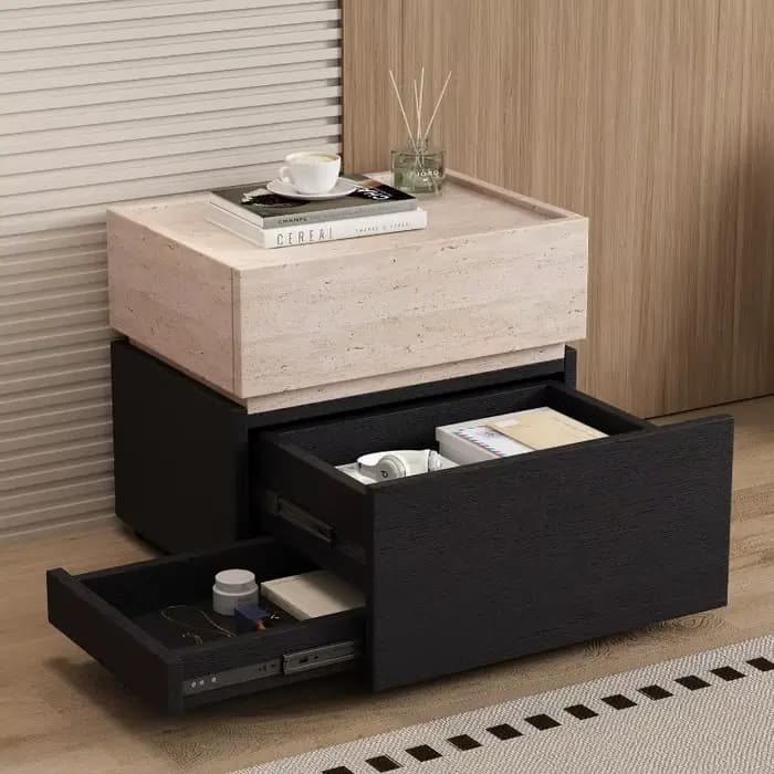 Table de chevet moderne de rangement