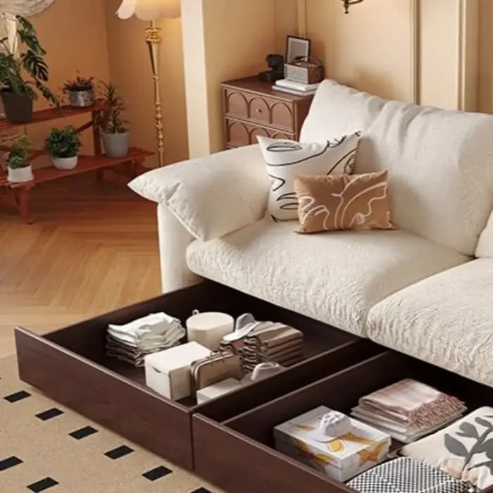 Softs concepteur salon canapés Double classique nordique coussin canapé adultes
