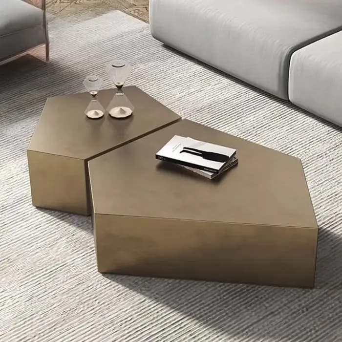 Glam Simple Table basse ornements cadre Design rangement Table basse moderne esthétique Meubles De Salon maison accessoires