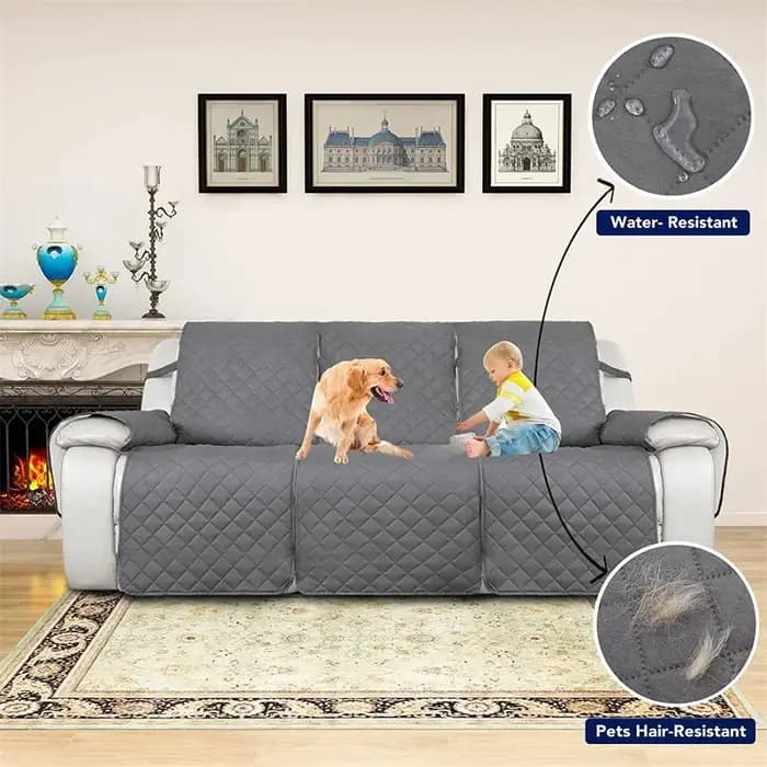 Juste de canapé inclinable pour animaux de compagnie et enfants