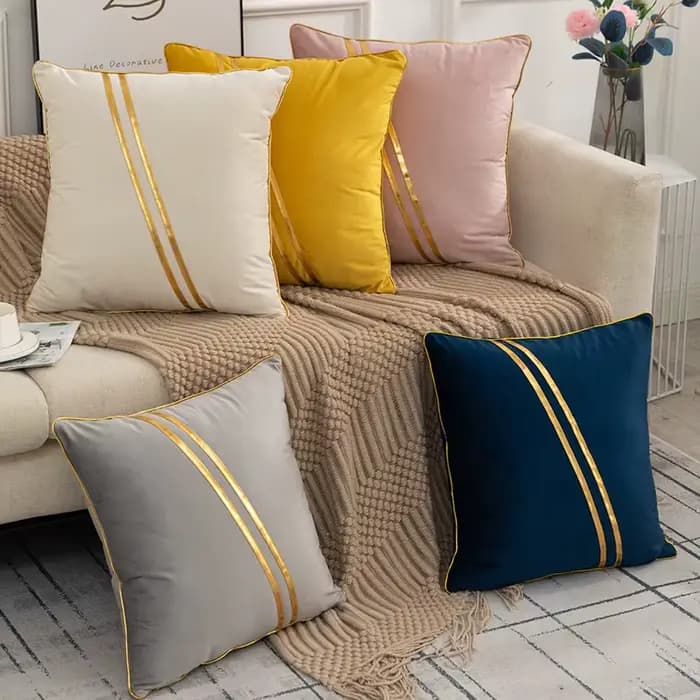 Taie d'oreiller en velours pour salon