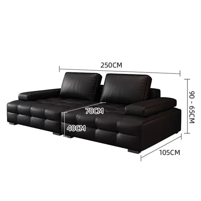 Canapés modernes italiens lit appartement de luxe fauteuils de détente