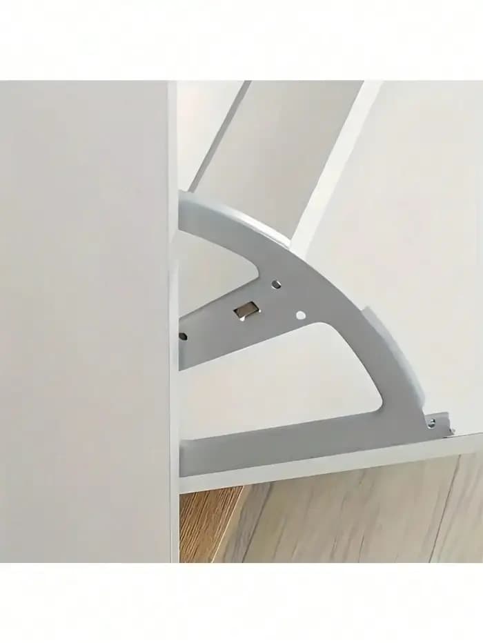 Charnières d'armoire à chaussures rotatives à double couche : acier inoxydable, installation facile,