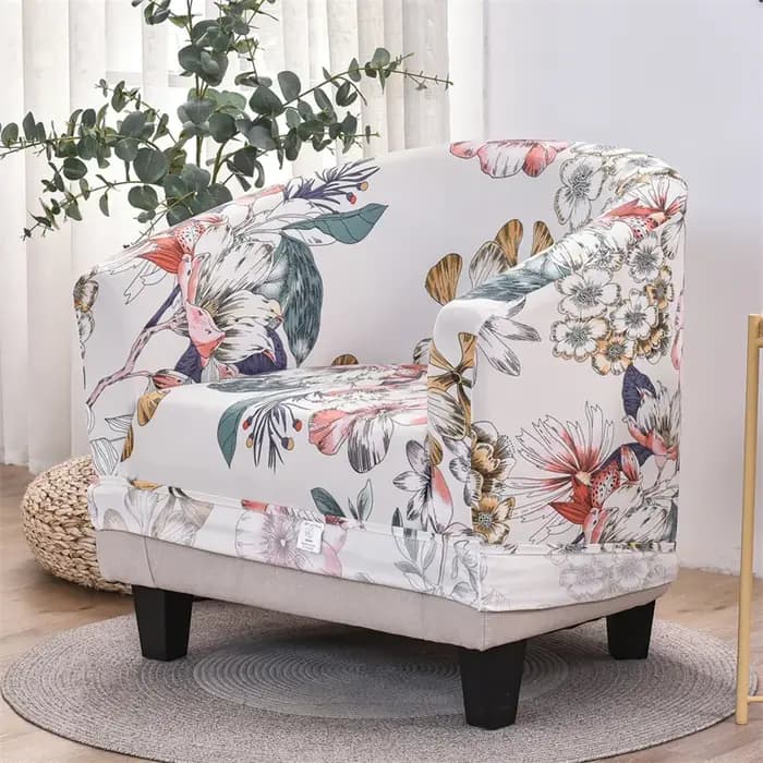 Housses de fauteuil à imprimé floral