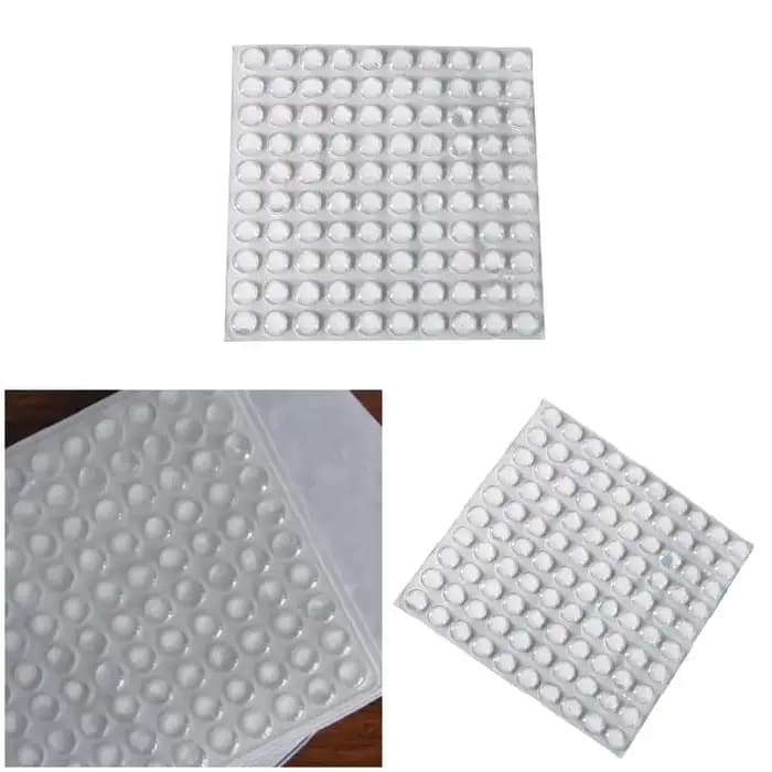 100 pièces Transparent auto-adhésif pieds ronds pare-chocs en caoutchouc de Silicone pare-chocs doux