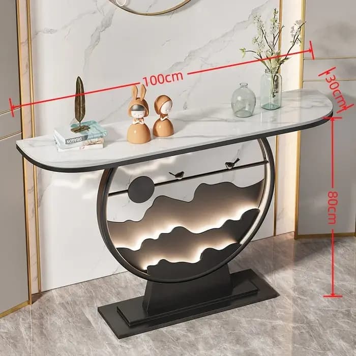 Glamour luxe Table d'angle luxe élégant moderne Unique entrées Table délicate Simple Tavolo Salotto