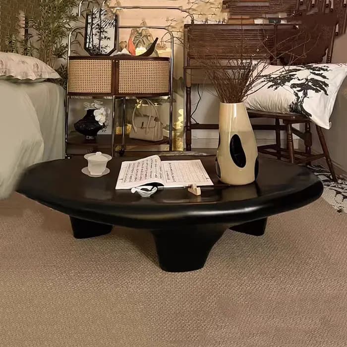 Tables basses minimalistes Wabi Sabi