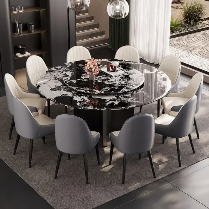 Table à manger ronde de luxe