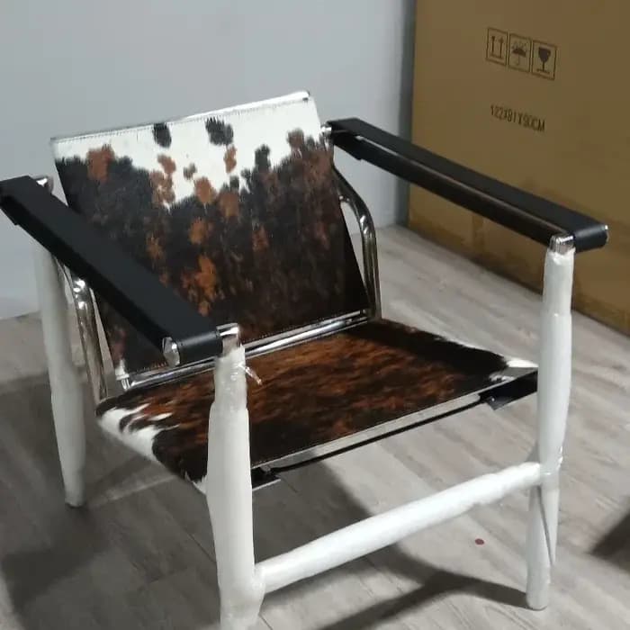 Italien Super Simple chaise décontractée salon lumière luxe en acier inoxydable café négociation sal