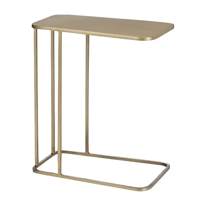 Table d'appoint de canapé en métal minimaliste moderne, petite Table de chevet carrée nordique de st