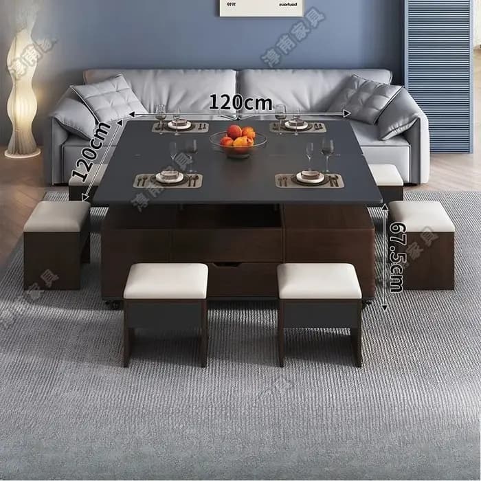 Table basse esthétique japonaise