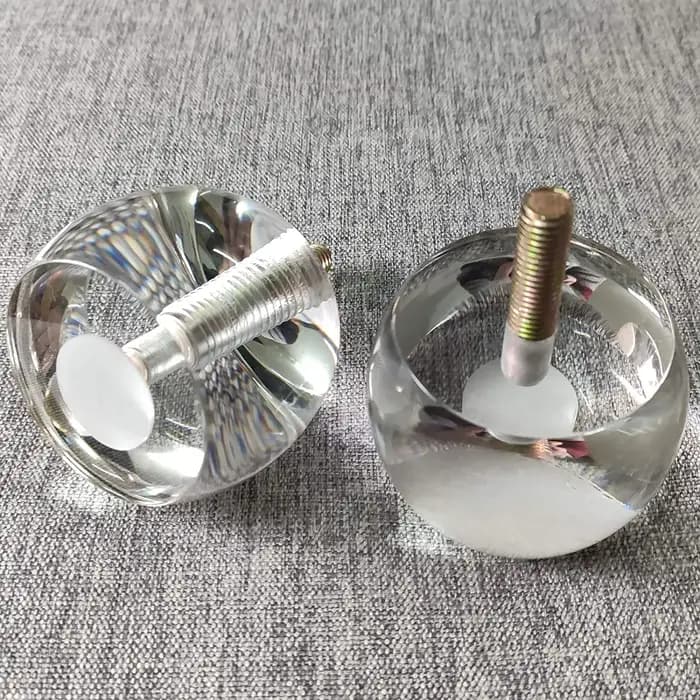 Pieds de canapé en acrylique Transparent, 4 pièces, pour remplacement de tabouret, armoire, Table de