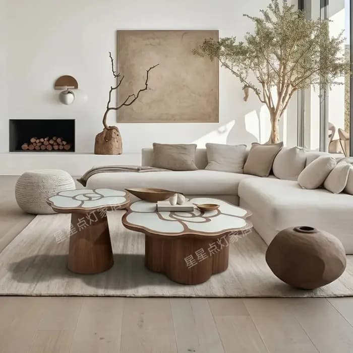 Petites tables basses en bois