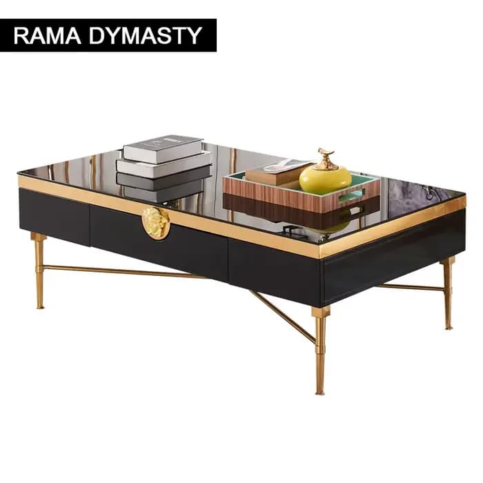 Table basse marocaine en acier inoxydable