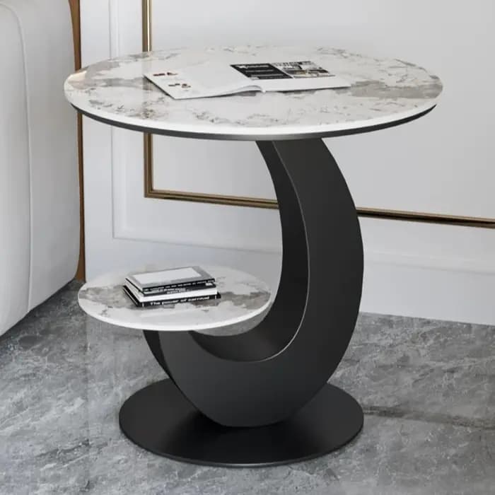 Table basse ronde de luxe