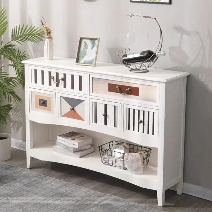 Armoire de salon italienne américaine avec tiroirs